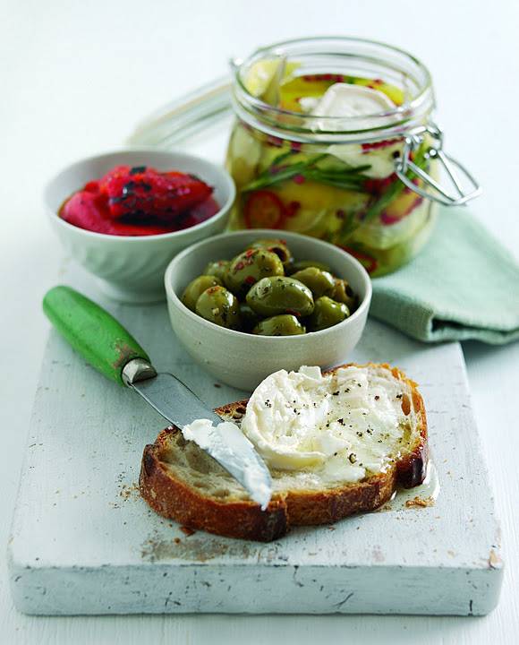 Marinated French Goat’s Cheese Mini Log 