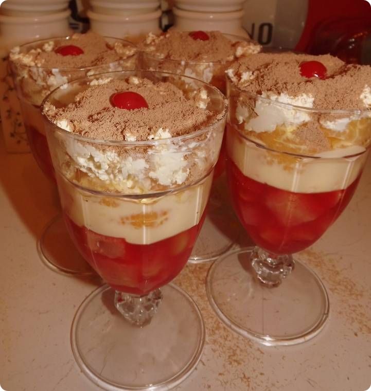 Fruity Cocktail Trifles: A Family Favourite Recipe