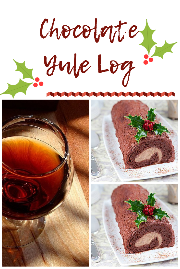 Chocolate Yule Log: Christmas Day Sweet Freedom Treat Chocolate Yule Log: Christmas Day Sweet Freedom Treat