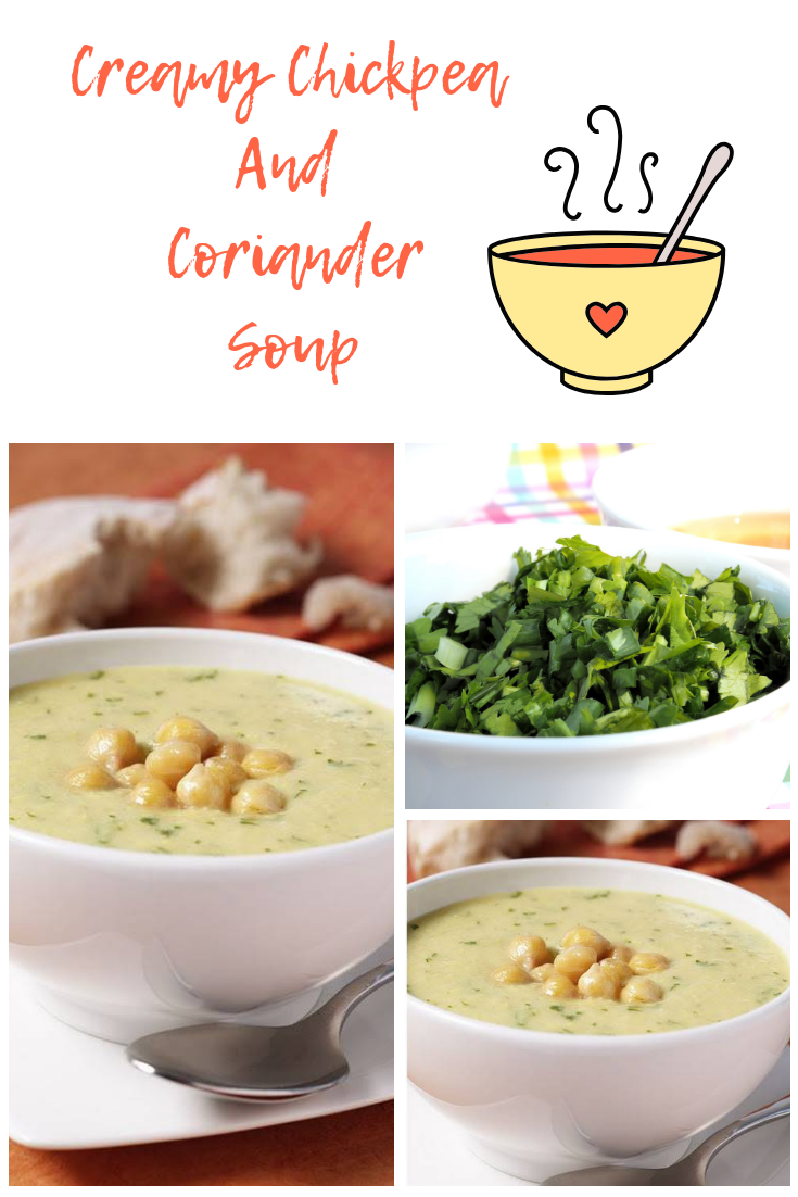 Creamy Chickpea And Coriander Soup