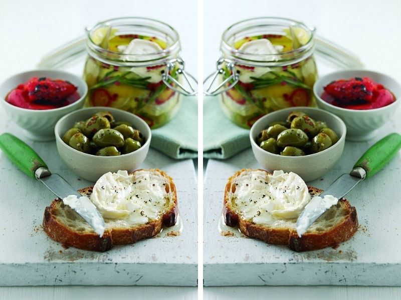 Marinated French Goat’s Cheese Mini Log 