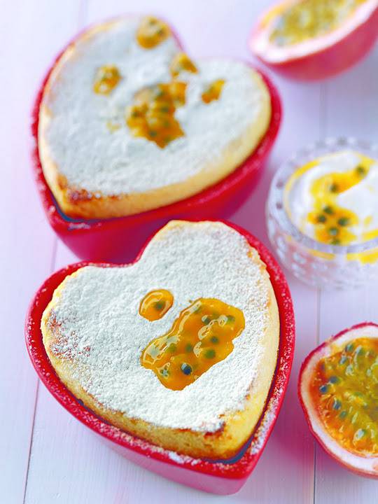 How To Make Pink Grapefruit And Greek Yoghurt Soufflé With Passion Fruit