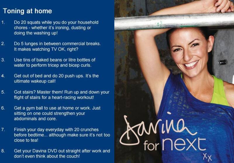 Working Out With The Davina Range At Next
