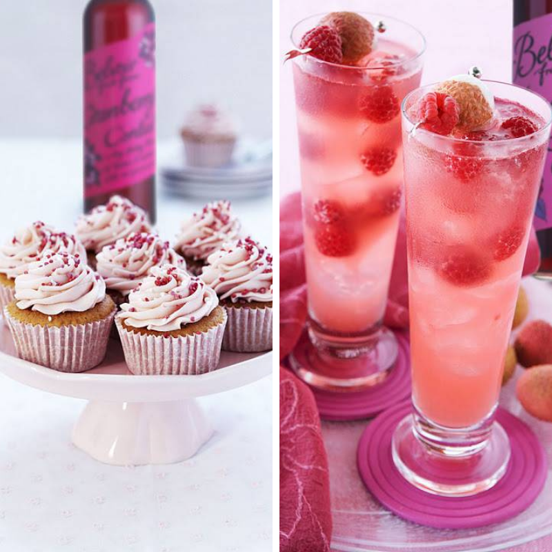 Cranberry Cupcakes And A Raspberry Blush Cocktail Belvoir Fruit Farms Cranberry Cupcakes And Raspberry Blush: