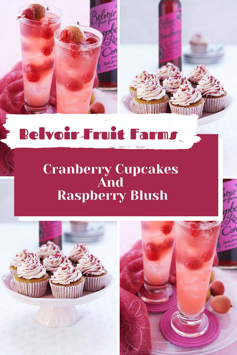 Cranberry Cupcakes And A Raspberry Blush Cocktail Blush Cocktail