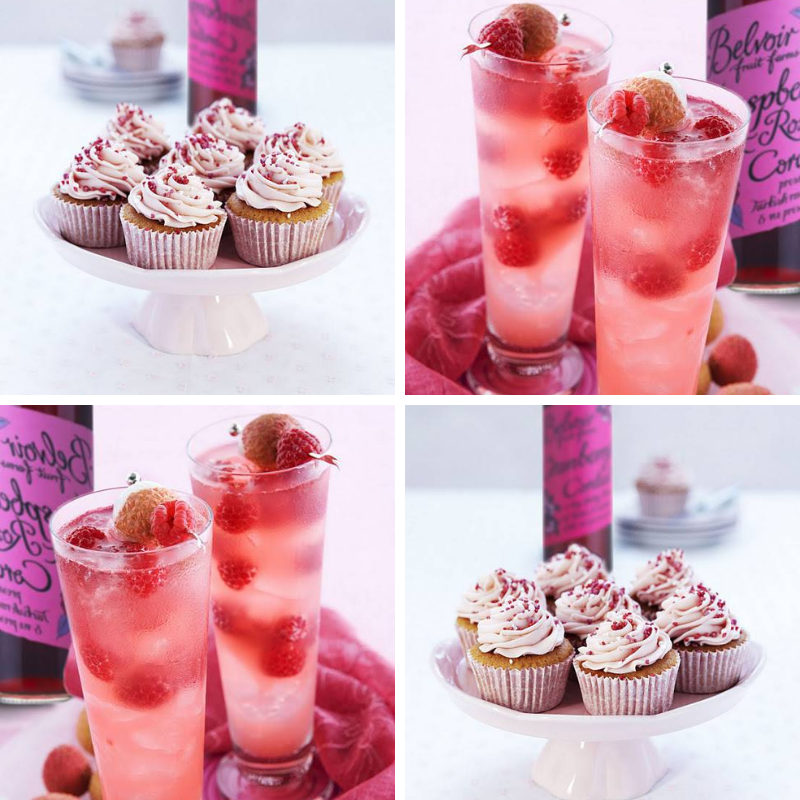 Cranberry Cupcakes And A Raspberry Blush Cocktail Cranberry Cupcakes And A Raspberry Blush Cocktail