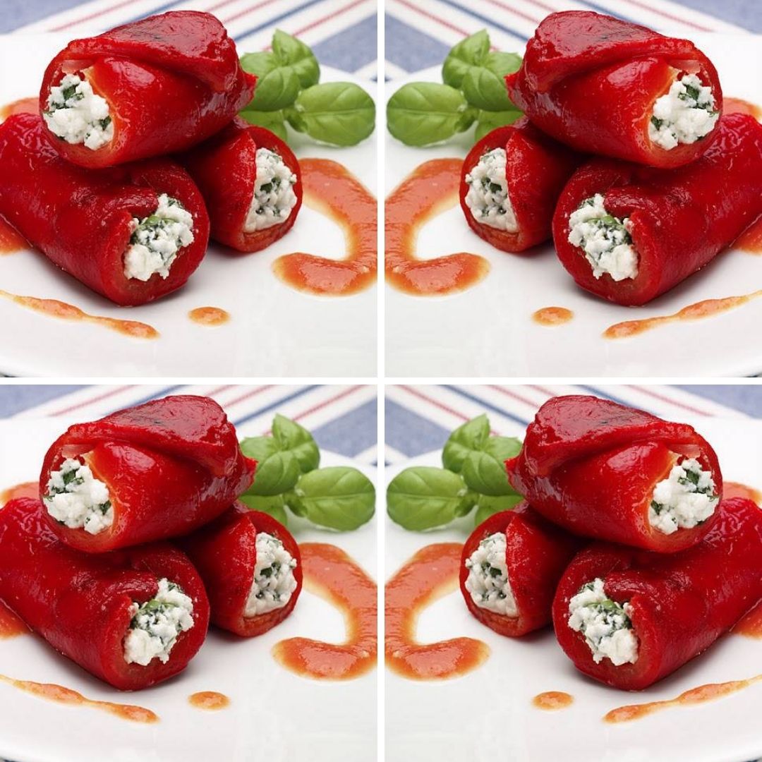 Stuffed Peppers With Ricotta And Basil