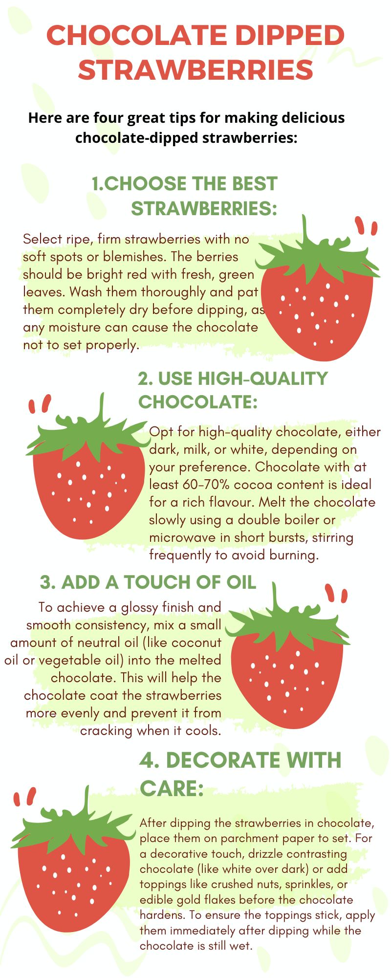 4 Great Tips For Making Chocolate-Dipped Strawberries