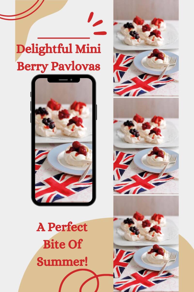 Delightful Mini Berry Pavlovas: A Perfect Bite Of Summer!