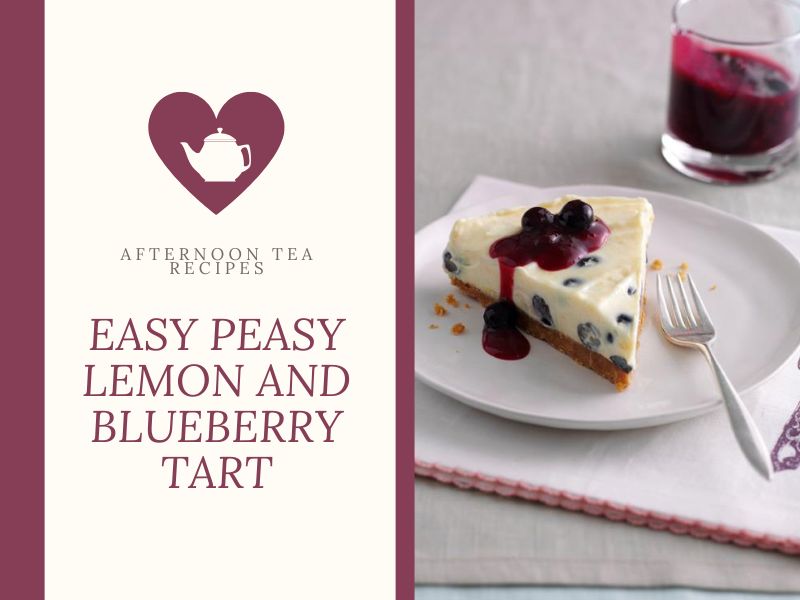 Easy Peasy Lemon And Blueberry Tart