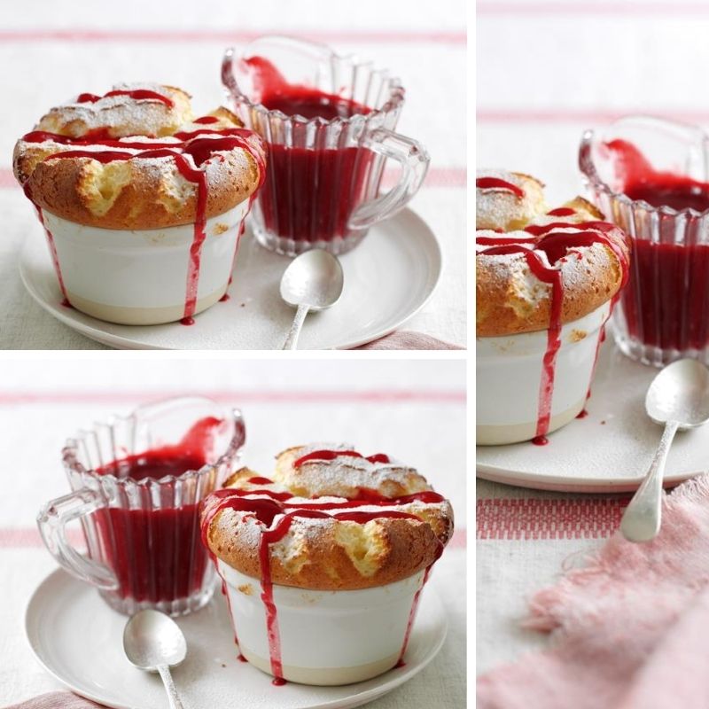 Valentine Warner’s Raspberry Soufflé.