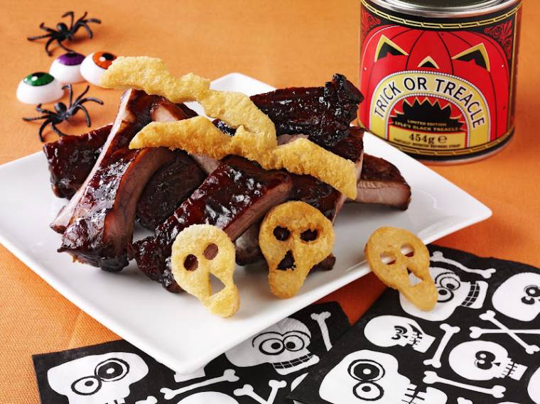 Witches Ribs With Vampire Toast: Fun Halloween Ideas