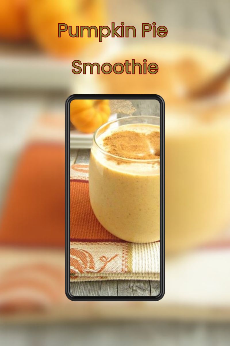 Pumpkin Pie Smoothie | Alternative Christmas Dessert