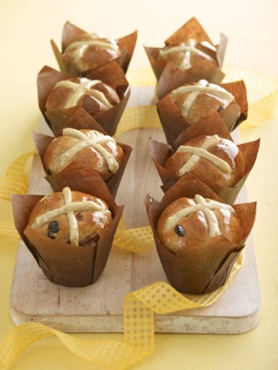 Clover Seedburst Hot Cross Muffins