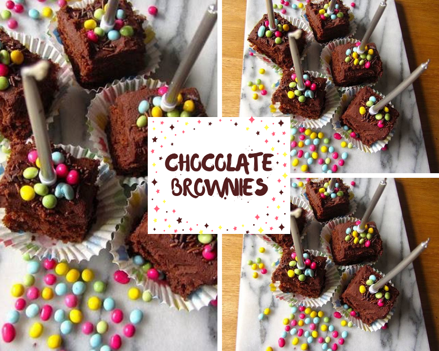 Chocolate Brownies Mini Cakes Recipe Afternoon tea