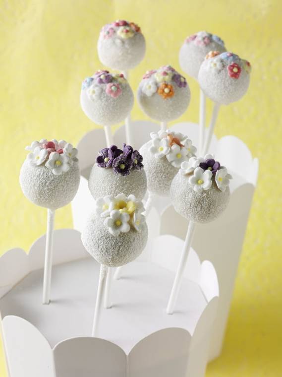 Cake Pops For An Alice In Wonderland Themed Party