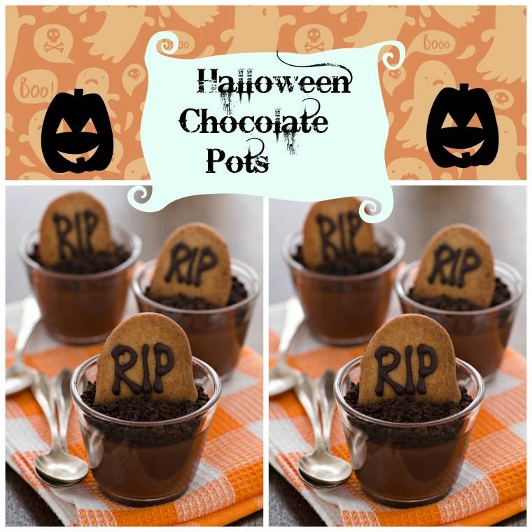 Halloween Chocolate Pots