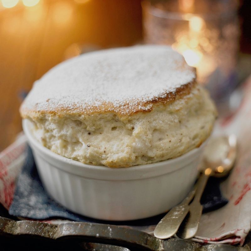 Delight Your Holiday Table With Christmas Cherry Soufflé