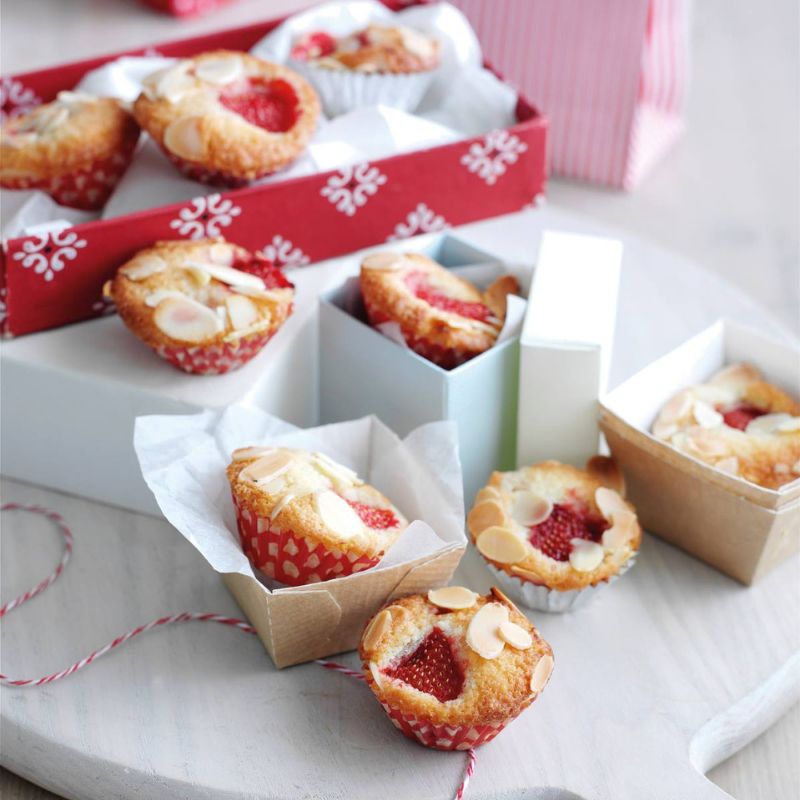 Gluten-free Mini Strawberry Frangipanes
