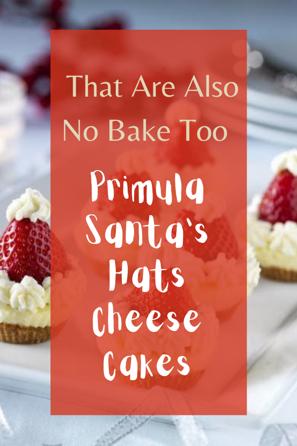 Primula Santa’s Hats Cheese Cake Primula Santa’s Hats Cheese Cake
