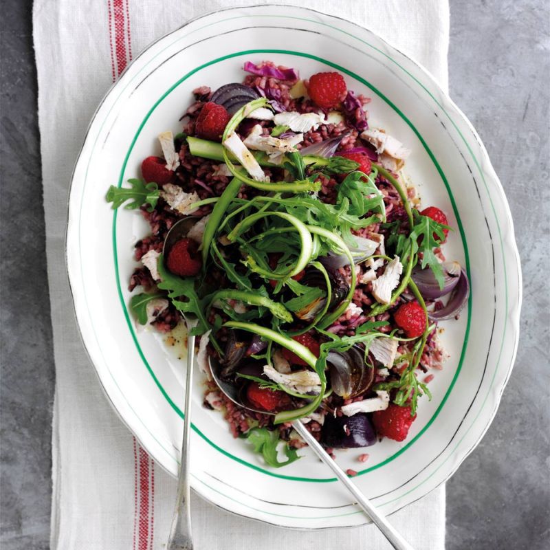Boxing Day Turkey And Raspberry Salad Boxing Day Turkey And Raspberry Salad
