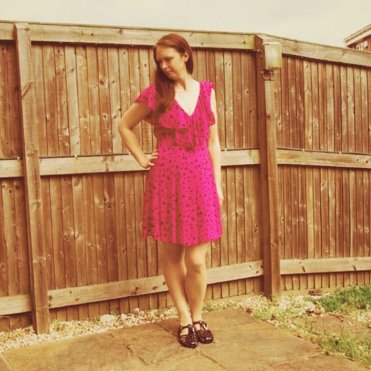 Pink Dress And Jelly Sandals: Then vs. Now Then vs. Now