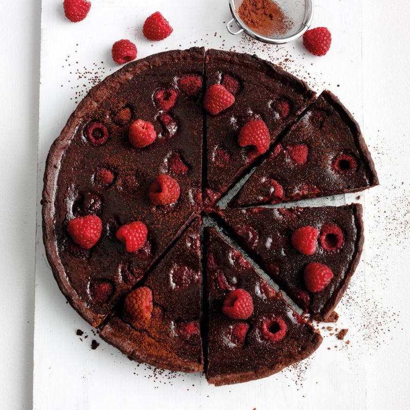 Chocolate And Raspberry Tart
