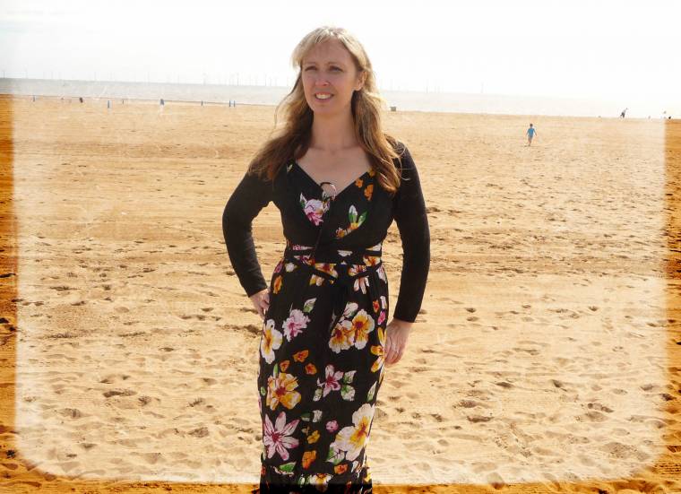 Styling A Flowered Maxi Dress At The Beach