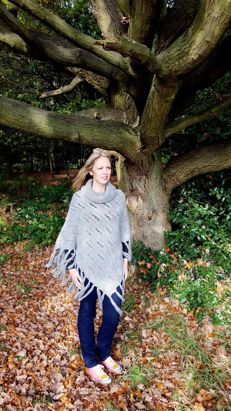 A Walk In Sherwood Forest Styling My New Poncho