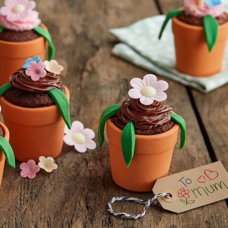 Chocolate Flowerpot Cupcakes Chocolate Flowerpot Cupcakes