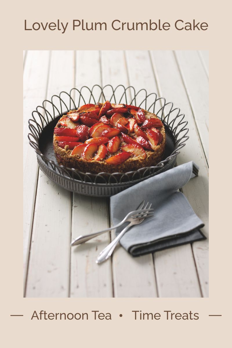 Lovely Plum Crumble Cake