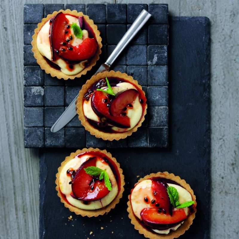 Plum Beautiful Cheesecake Tarts