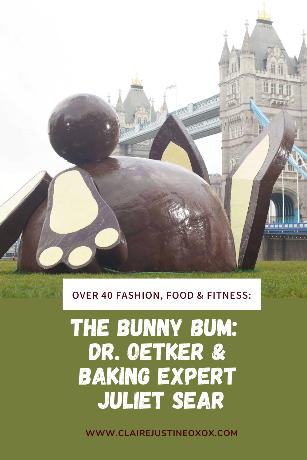 The Bunny Bum: Dr. Oetker & Baking Expert Juliet Sear
