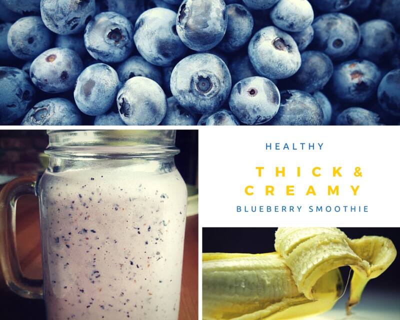 Thick And Creamy Blueberry Smoothie Recipe 