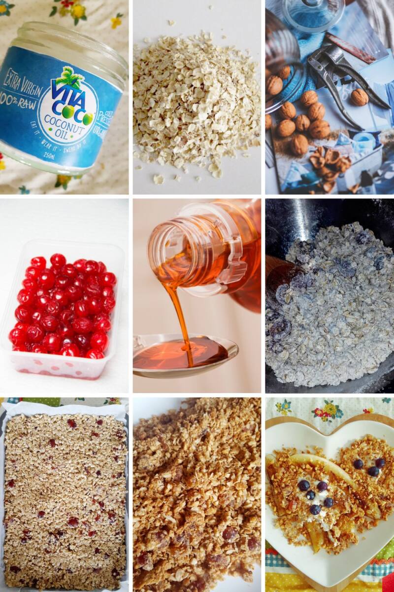 Cherry And Nut Granola Breakfast Recipe