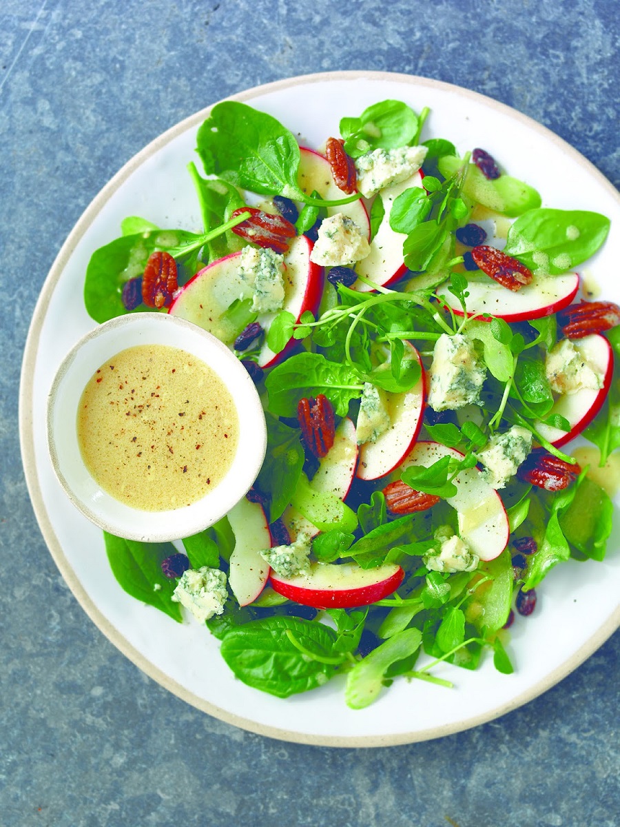 South African Pink Lady, Stilton And Caramelised Pecan Salad South African Pink Lady, Stilton And Caramelised Pecan Salad