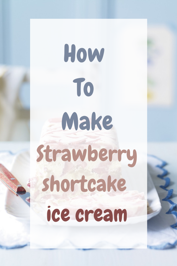  Strawberry shortcake ice cream.