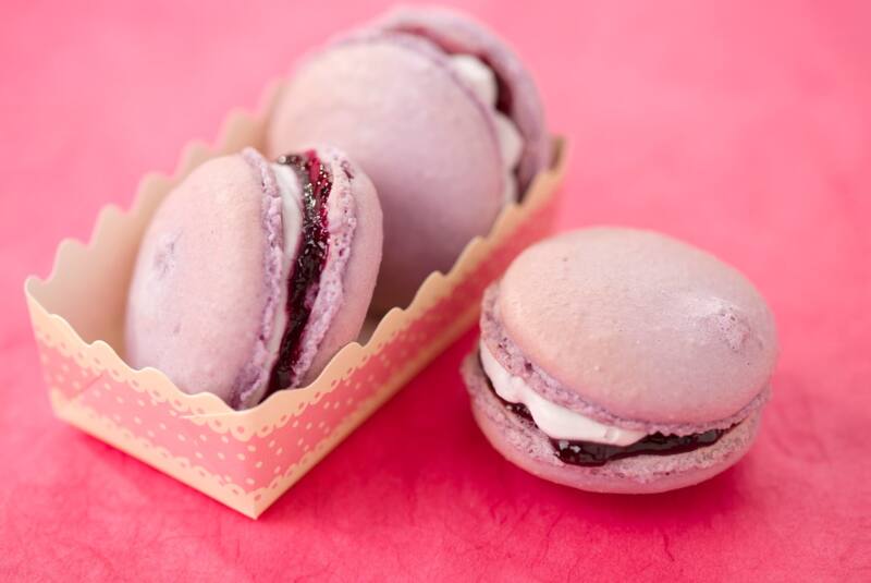 Mastering The Art Of Macarons Blueberry Macarons Recipe