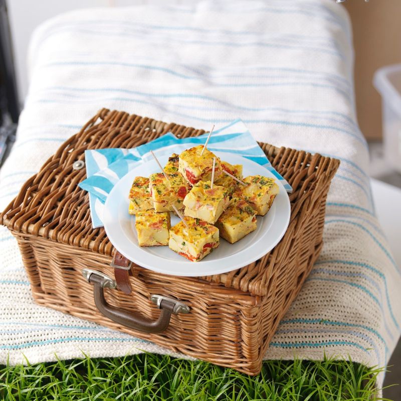 Smoked Ham Tortilla With Chargrilled Peppers Smoked Ham Tortilla With Chargrilled Peppers