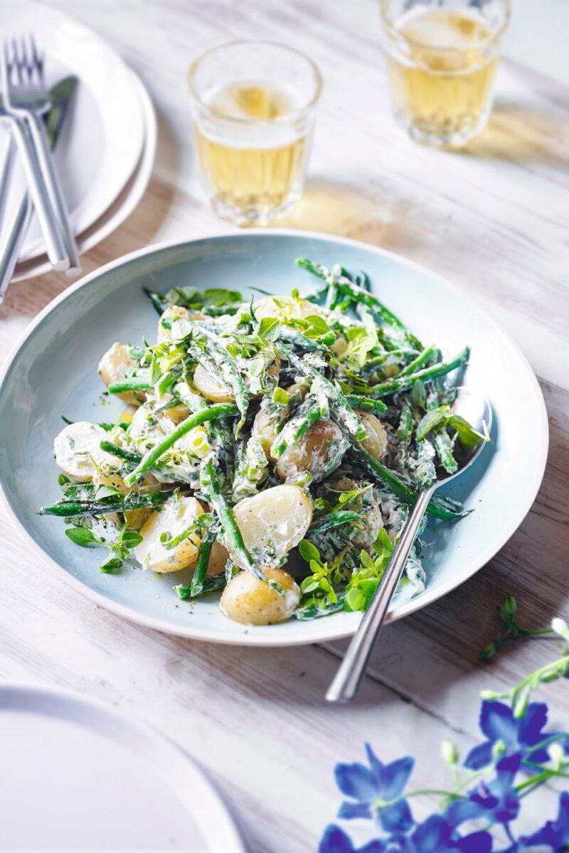 Baby Potato Salad with Herby Crème Fraîche