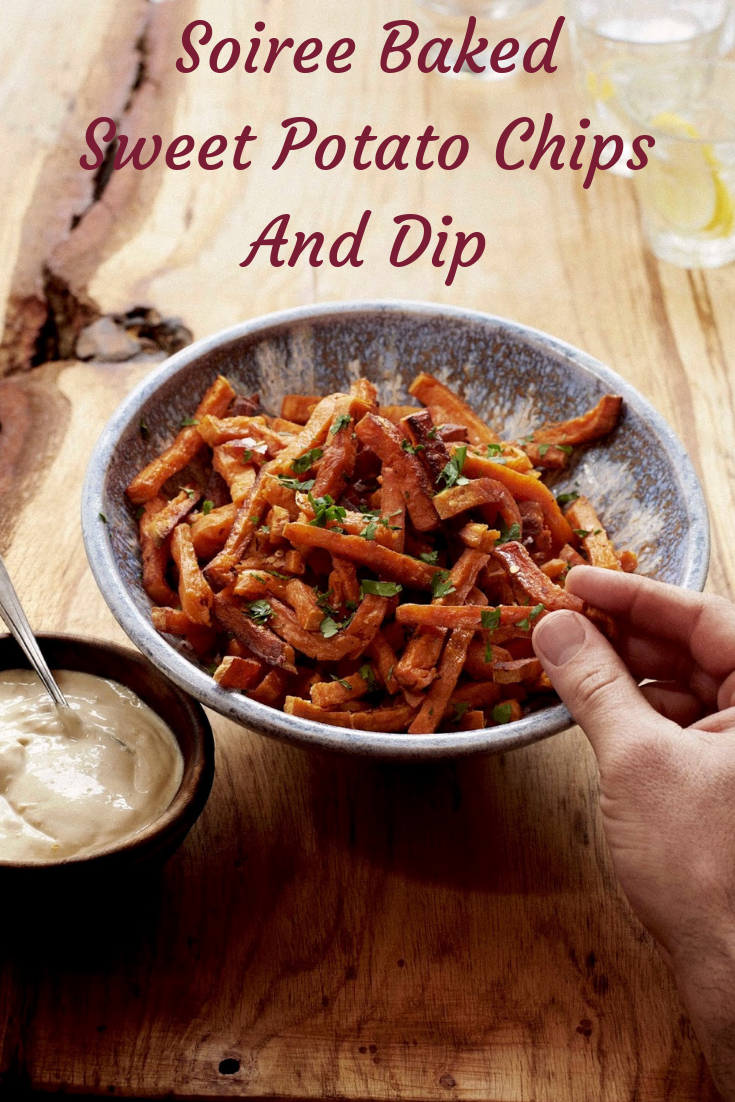 Soiree Baked Sweet Potato Chips And Dip