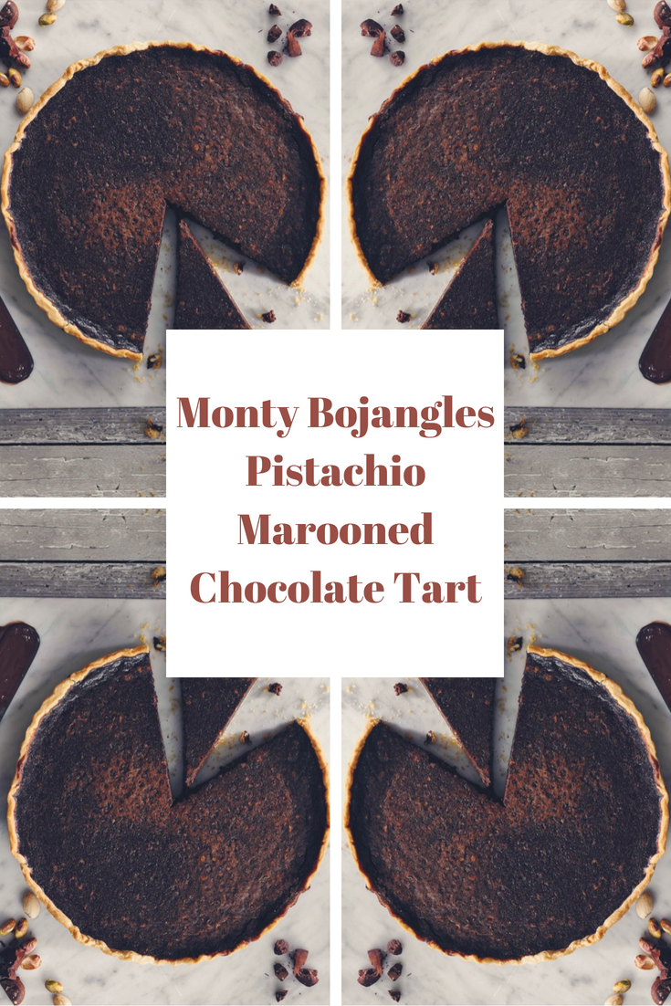 Pistachio Marooned Chocolate Tart