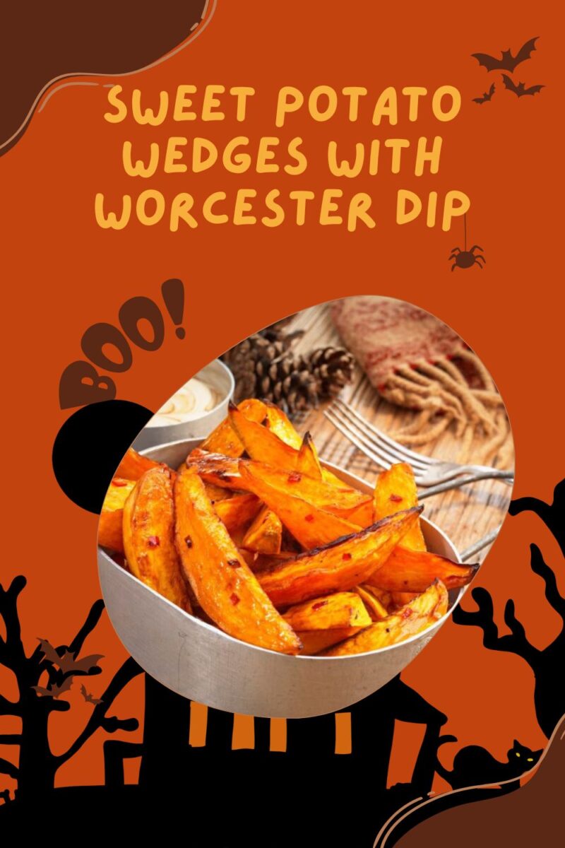 Sweet Potato Wedges With Worcester Dip