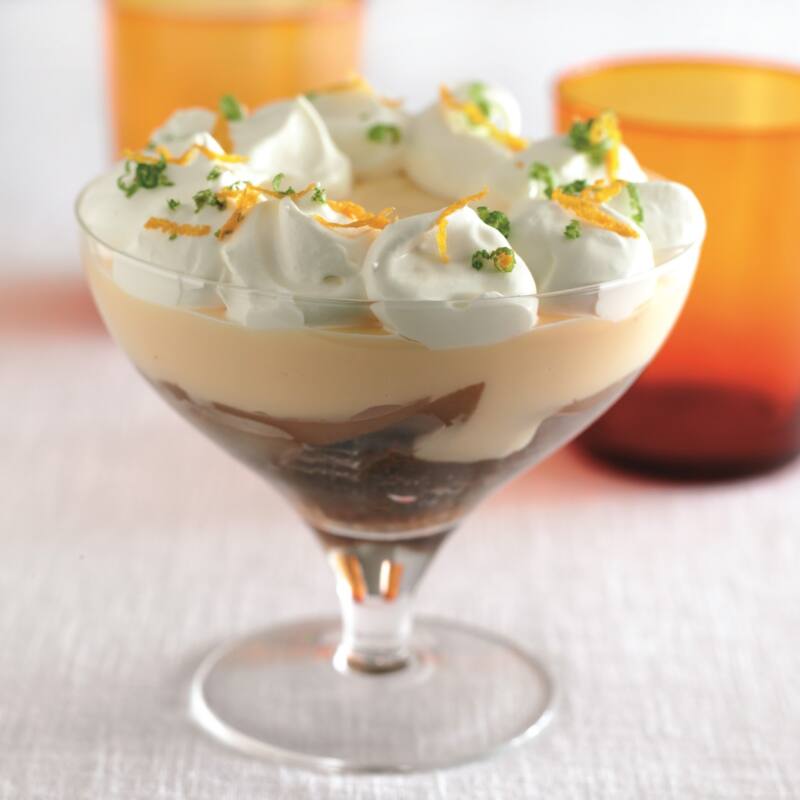 Pear And Ginger Trifle Recipes In Glasses