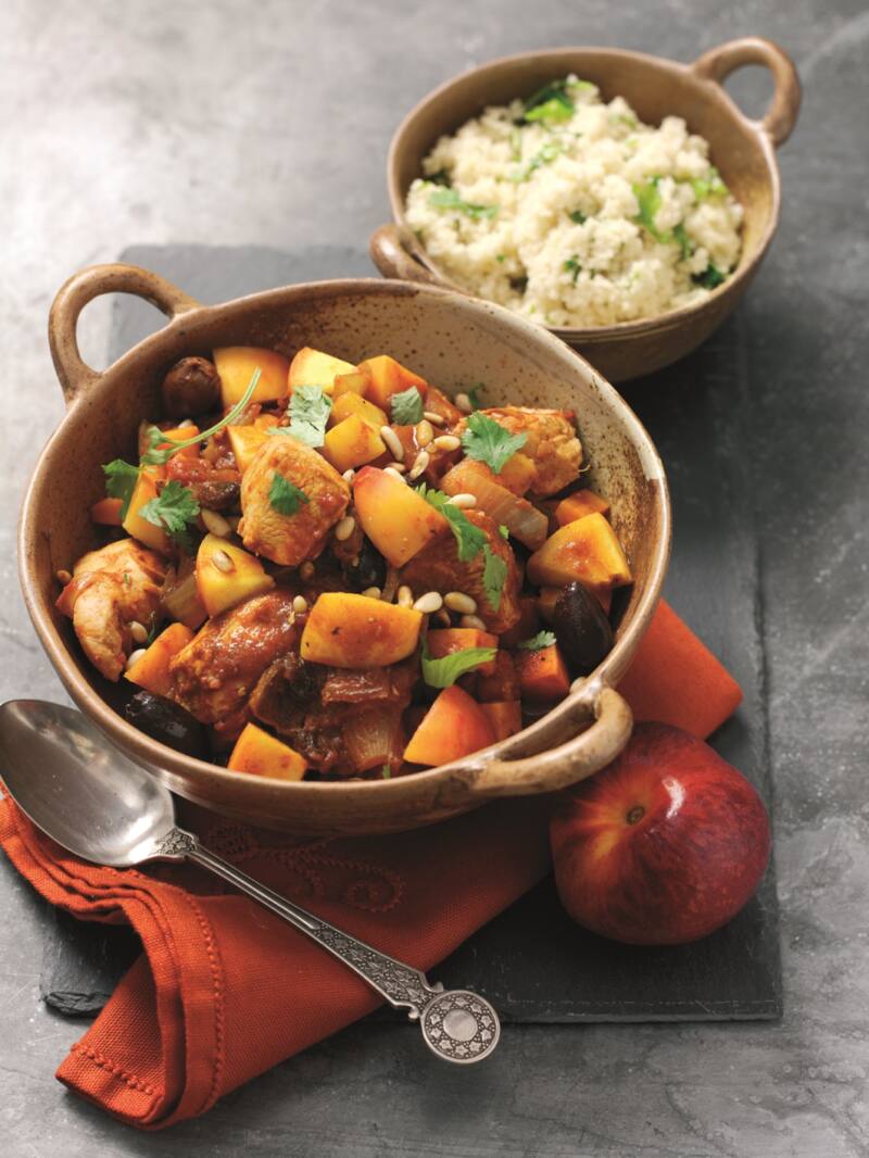 How To Make African Peach And Chicken Tagine