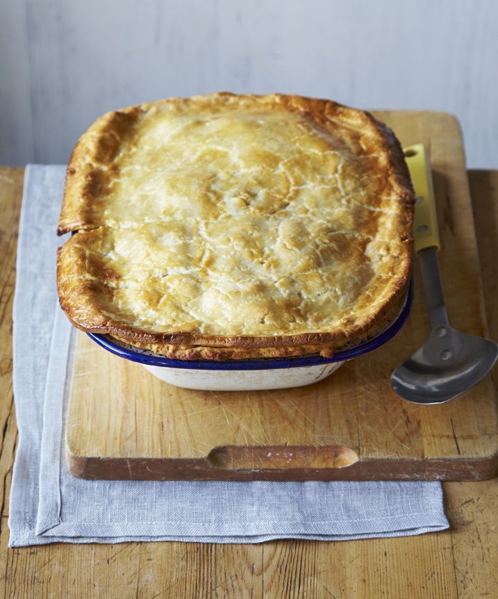 Cheese, pickle & potato pie Cheese, pickle & potato pie