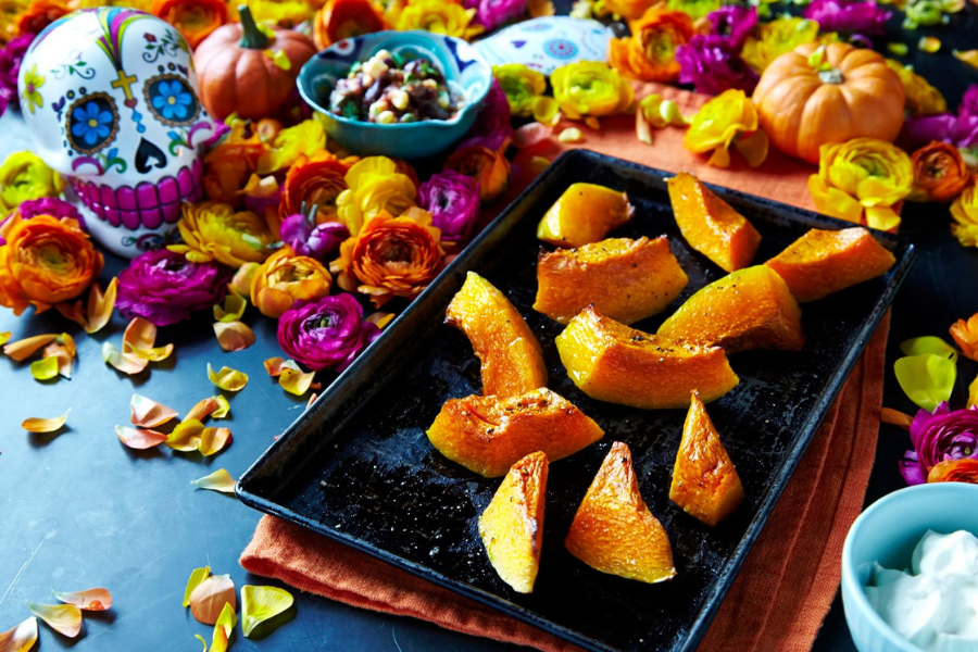 Pumpkin Chips And Salsa: