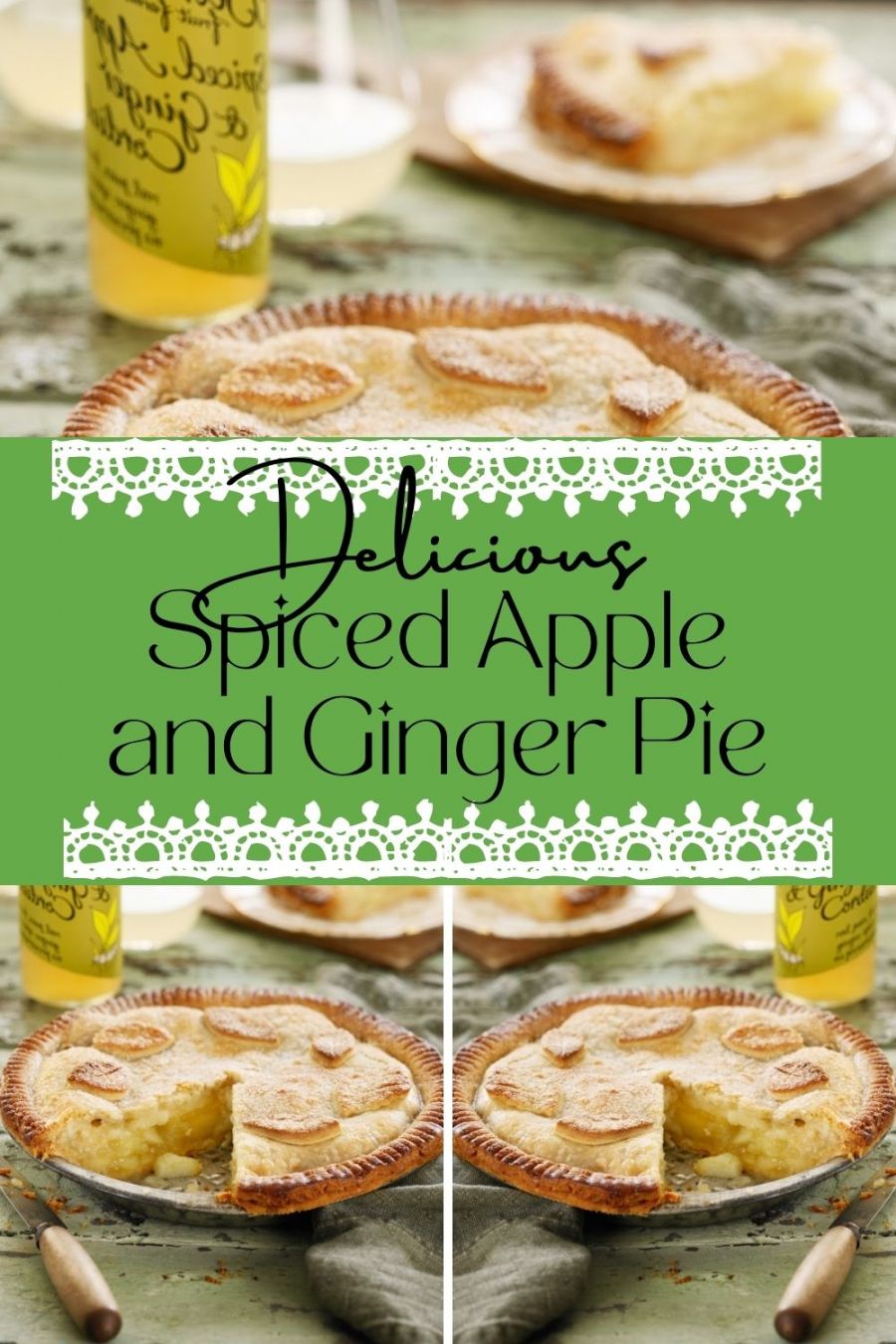 Spiced Apple and Ginger Pie: How Retro?
