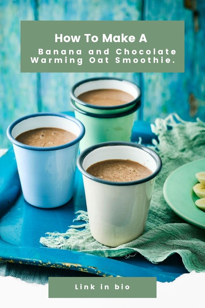 Banana And Chocolate Warming Oat Smoothie Banana And Chocolate Warming Oat Smoothie.