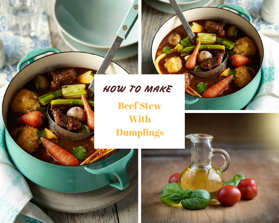 Beef Stew With Dumplings For Dinner Tonight